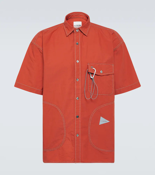  And Wander And Wander Cotton-blend Shirt 