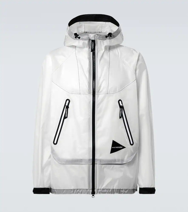  And Wander And Wander Paneled Pu Raincoat 