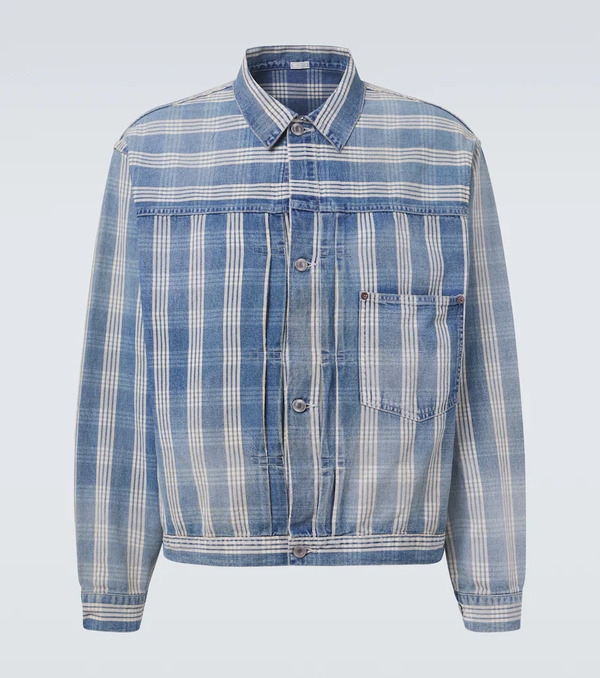 A.presse A.presse No.213 Checked Denim Jacket 