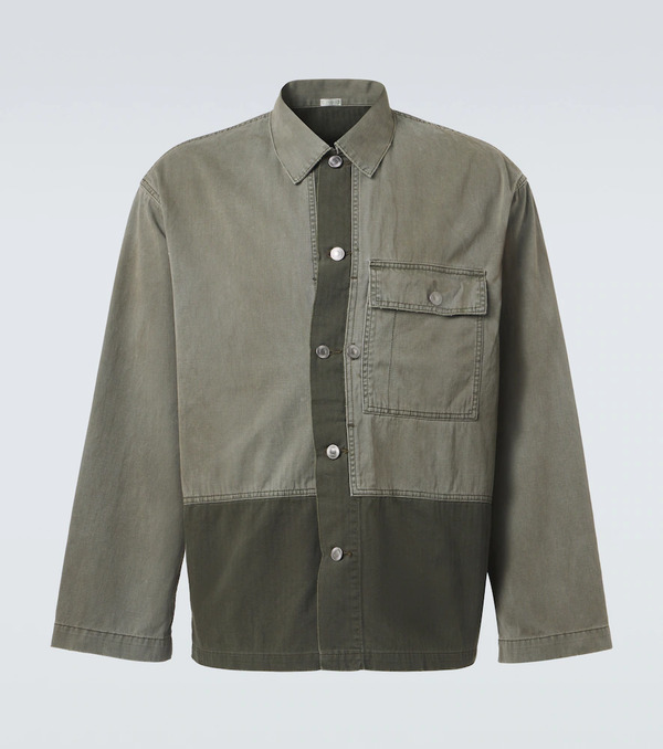 A.presse A.presse Paneled Cotton Jacket 