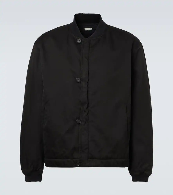  A.presse A.presse Silk And Cotton Bomber Jacket 