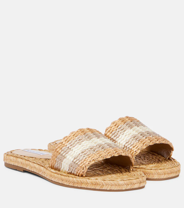  Aquazzura Aquazzura Playa Raffia Slides 