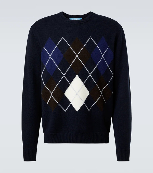  Arch4 Arch4 Argyle Cashmere Sweater 
