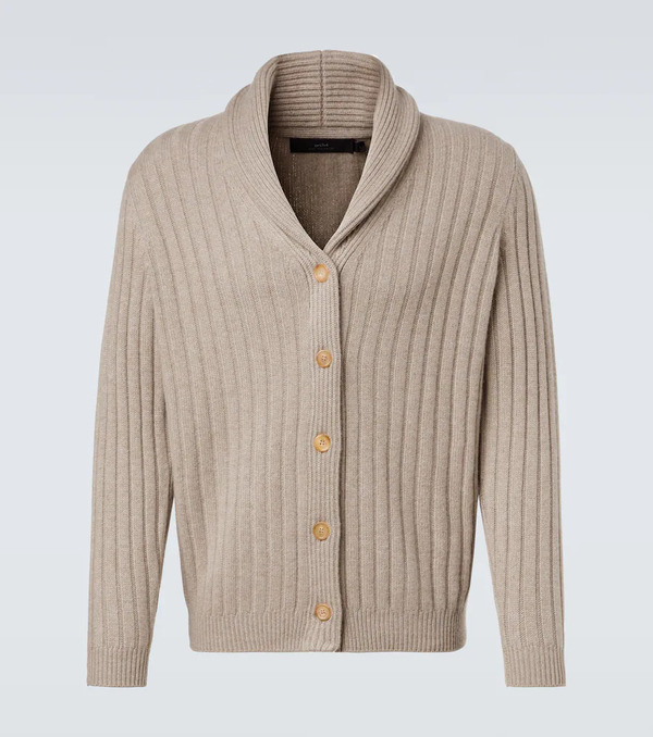  Arch4 Arch4 Mr Denver Ribbed-knit Cashmere Cardigan 