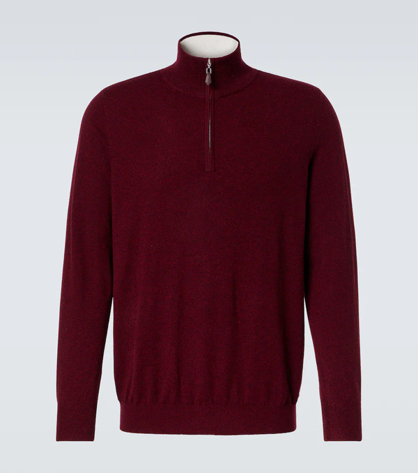  Arch4 Arch4 Mr Fenchurch Cashmere Half-zip Sweater 