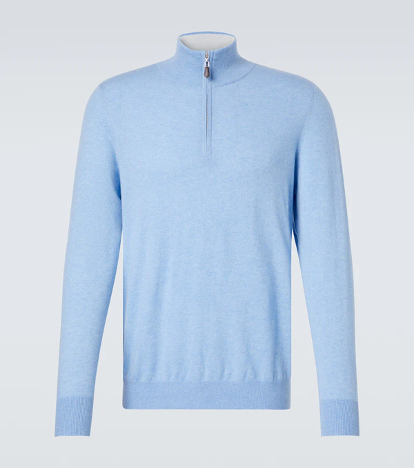  Arch4 Arch4 Mr Fenchurch Cashmere Half-zip Sweater 