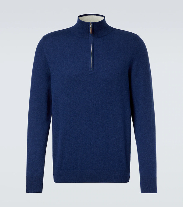  Arch4 Arch4 Mr Fenchurch Cashmere Half-zip Sweater 