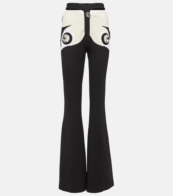  Area Area Butterfly Crystal-embellished Pants 