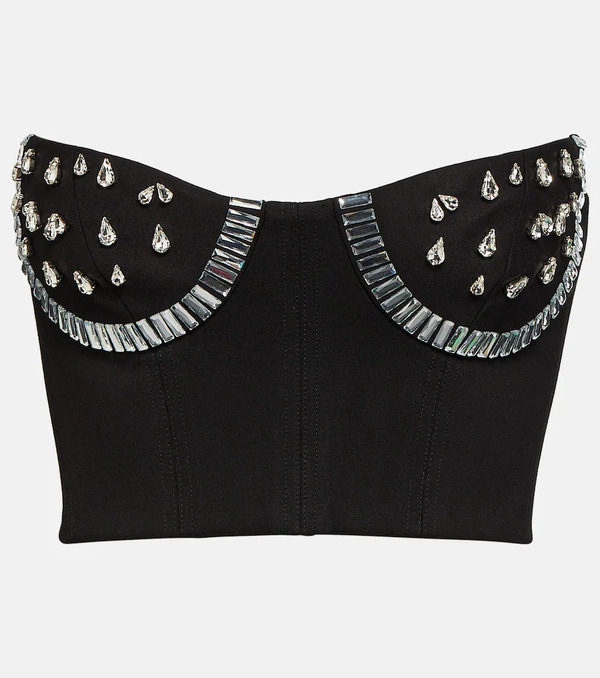  Area Area Crystal-embellished Bustier 