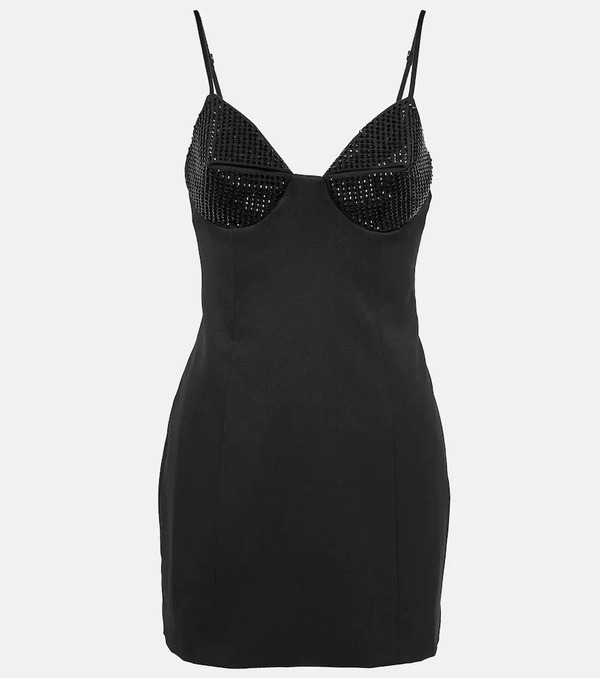  Area Area Crystal-embellished Minidress 