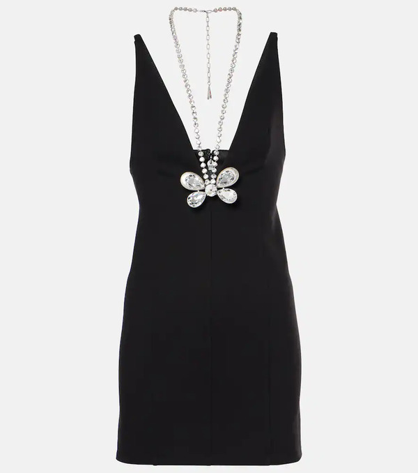  Area Area Embellished Minidress 