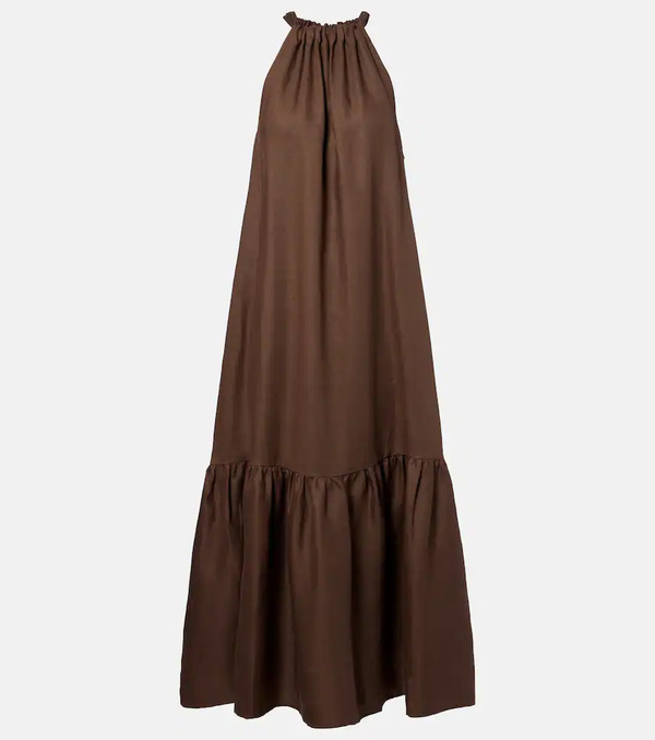  Asceno Asceno Linen Maxi Dress 