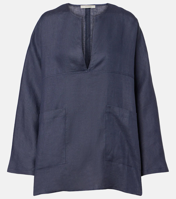  Asceno Asceno Oversized Linen Top 