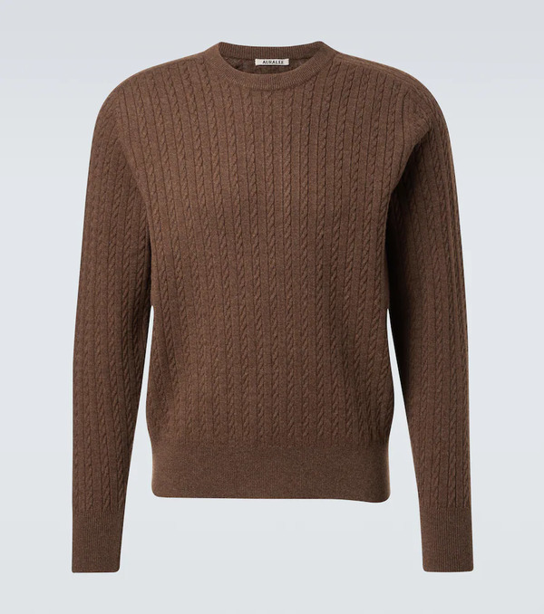  Auralee Auralee Cable-knit Wool Sweater 