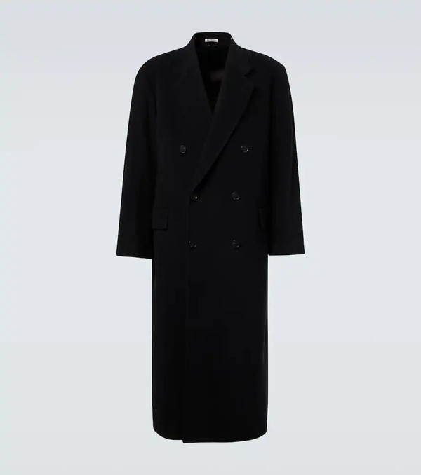  Auralee Auralee Double-breasted Wool Mosser Coat 