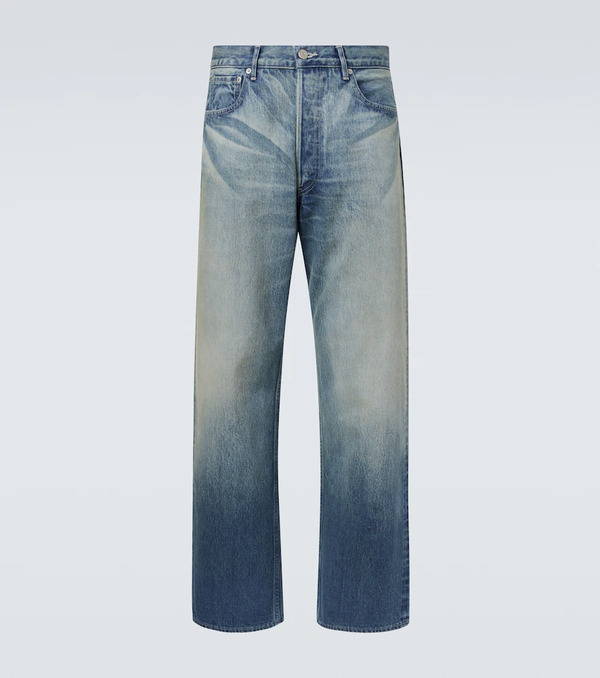  Auralee Auralee Faded Wide-leg Jeans 