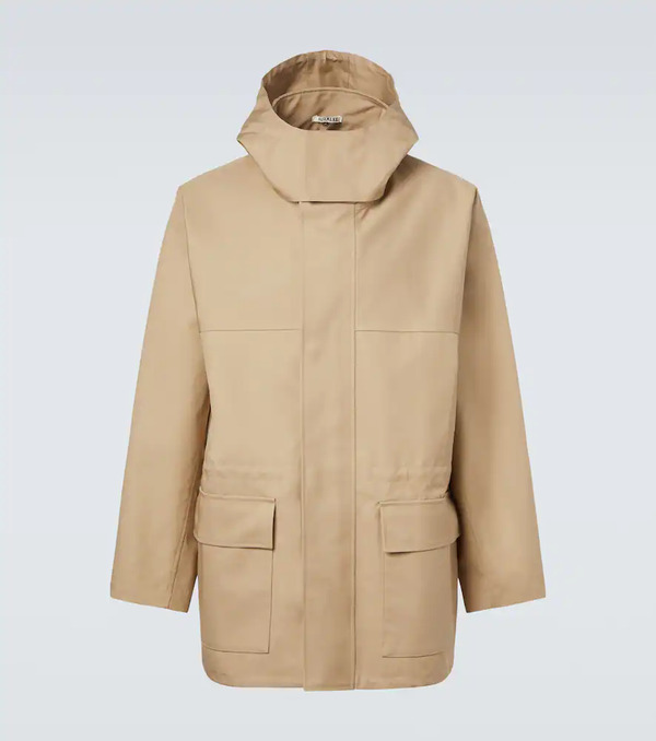  Auralee Auralee Hooded Cotton Gabardine Jacket 