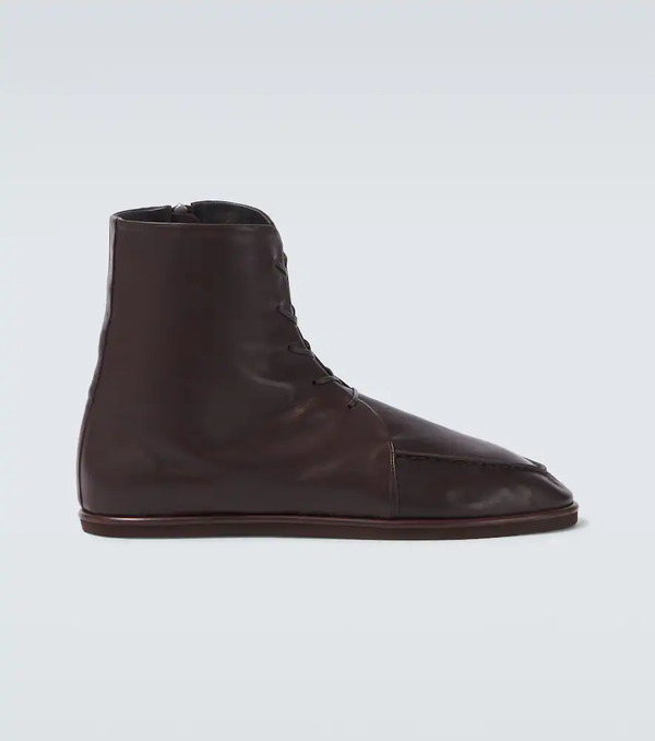  Auralee Auralee Leather Ankle Boots 