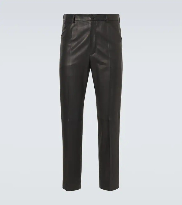  Auralee Auralee Leather Straight Pants 