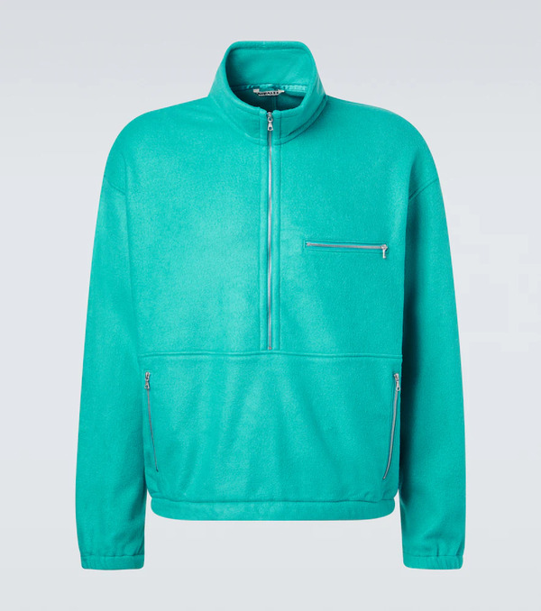  Auralee Auralee Silk Fleece Half-zip Sweater 