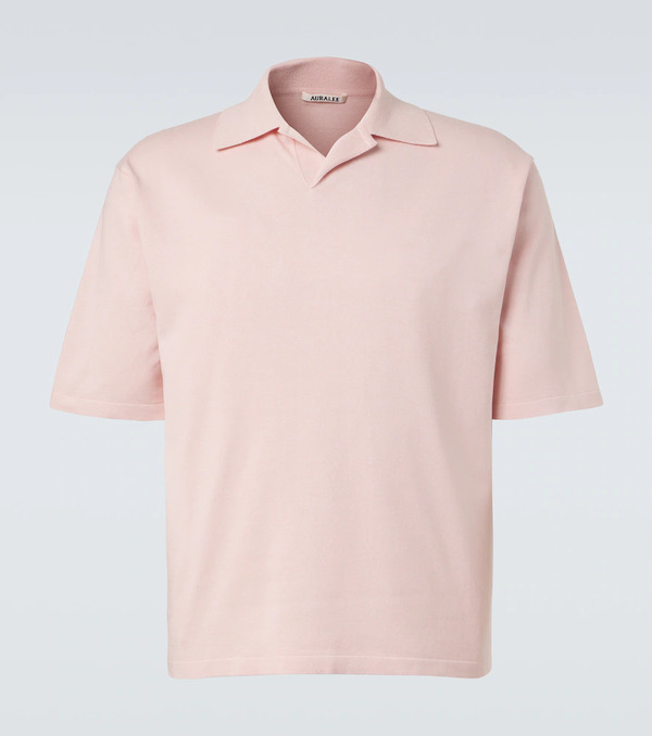  Auralee Auralee Silk Polo Shirt 