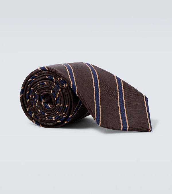  Auralee Auralee Striped Silk Tie 