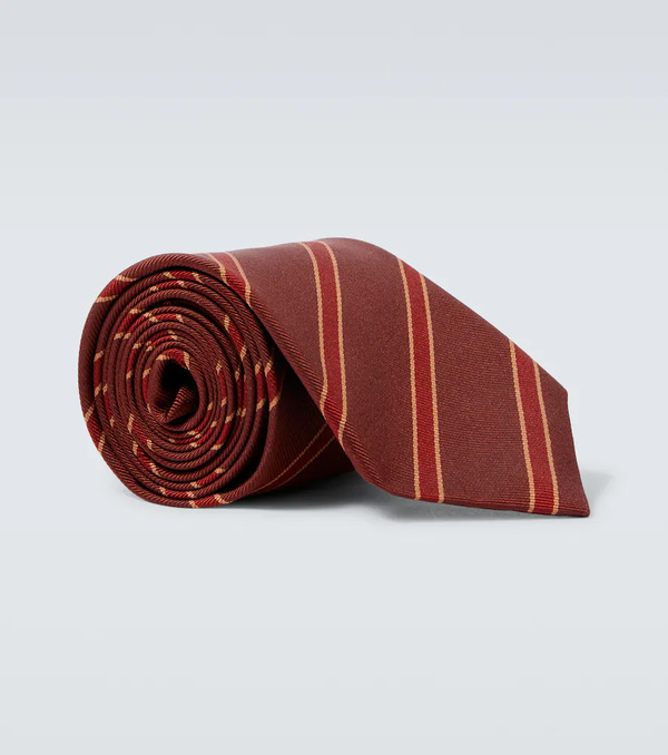  Auralee Auralee Striped Silk Tie 