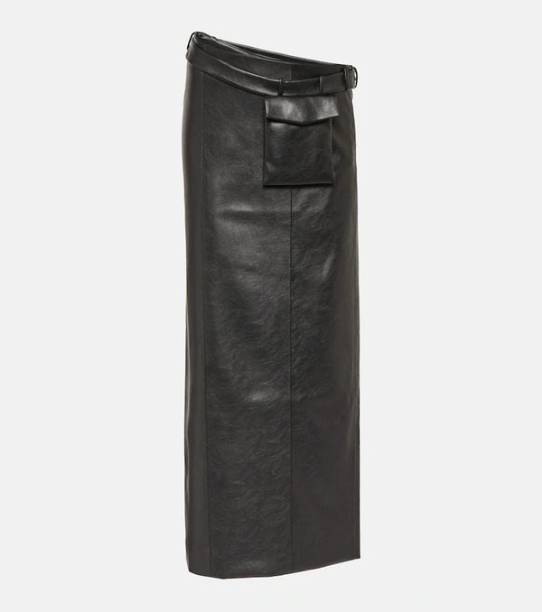  Aya Muse Aya Muse Atyri Coated Midi Skirt 
