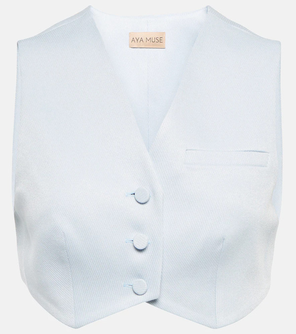  Aya Muse Aya Muse Auri Cropped Vest 