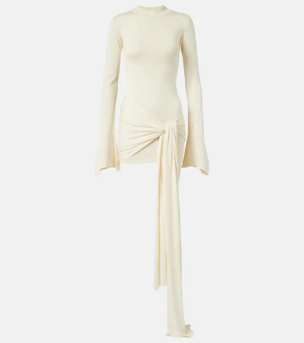  Aya Muse Aya Muse Gathered Silk-blend Minidress 