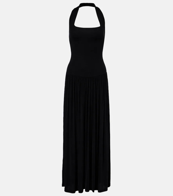  Aya Muse Aya Muse Quill Halterneck Maxi Dress 