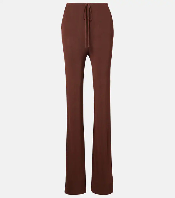  Aya Muse Aya Muse Ribbed-knit Flared Pants 