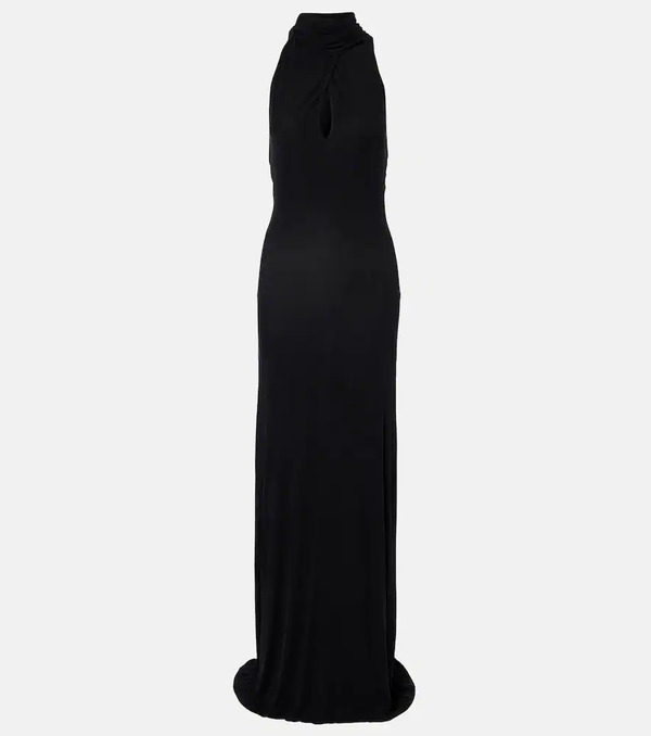  Aya Muse Aya Muse Sele Cutout Halterneck Gown 