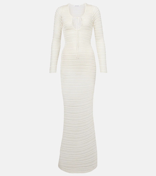  Aya Muse Aya Muse Sheer Crochet Maxi Dress 