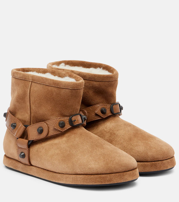  Balenciaga Balenciaga Alaska Suede Ankle Boots 