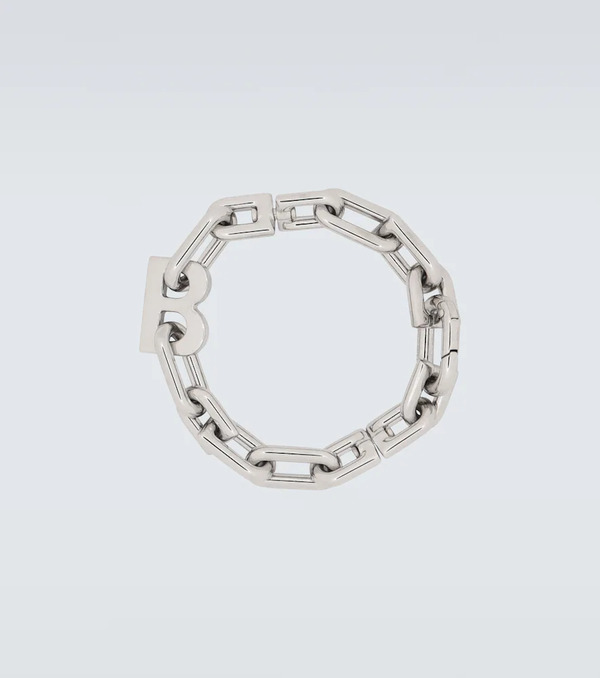  Balenciaga Balenciaga B Chain Thin Bracelet 