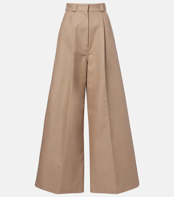  Balenciaga Balenciaga Cotton Gabardine Wide-leg Pants 
