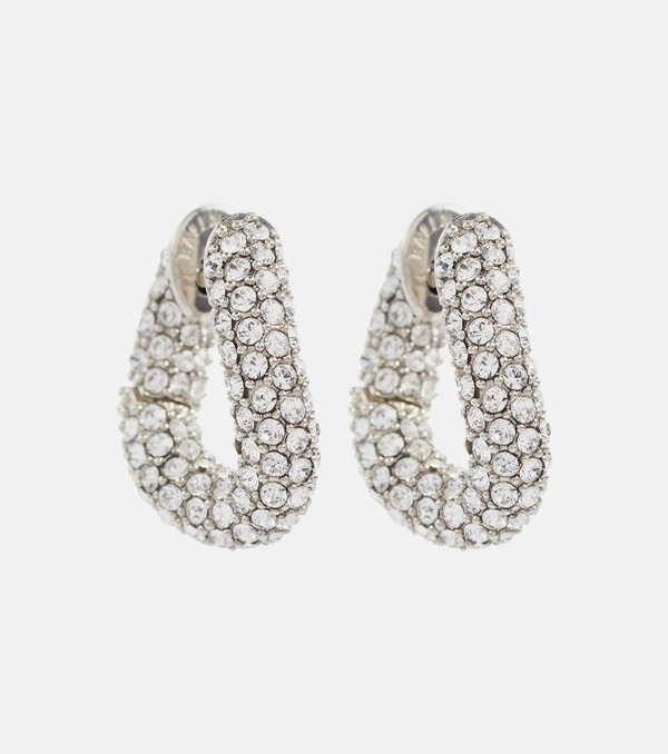  Balenciaga Balenciaga Crystal-embellished Earrings 