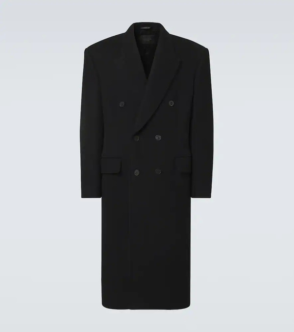 Balenciaga Balenciaga Double-breasted Cashmere And Wool Overcoat 