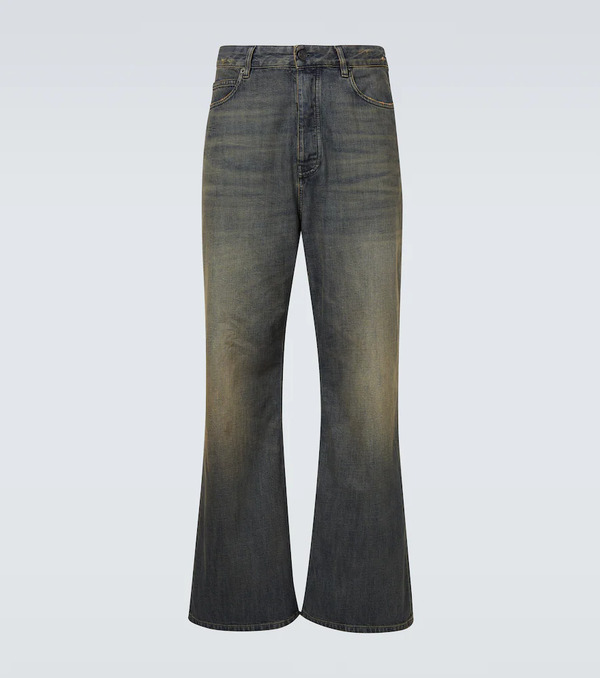  Balenciaga Balenciaga Faded Wide-leg Jeans 