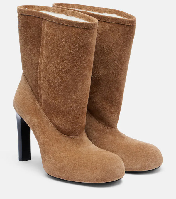  Balenciaga Balenciaga Fargo 80 Suede Ankle Boots 