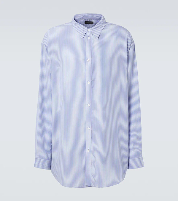  Balenciaga Balenciaga Flowing Pinstripe Oversized Shirt 