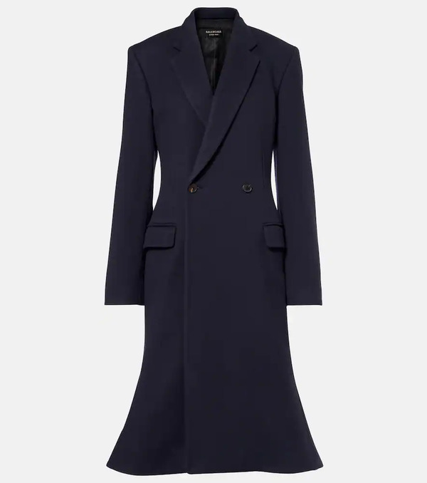  Balenciaga Balenciaga Godet Wool Coat 