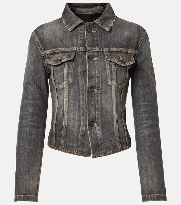  Balenciaga Balenciaga Lace-up Denim Jacket 