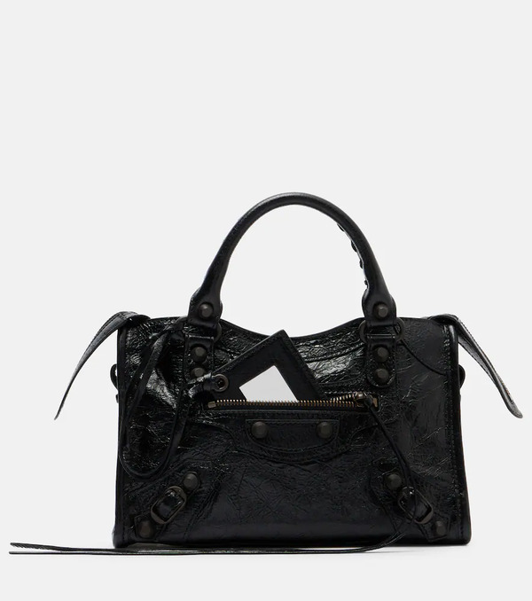  Balenciaga Balenciaga Le City Mini Leather Tote Bag 