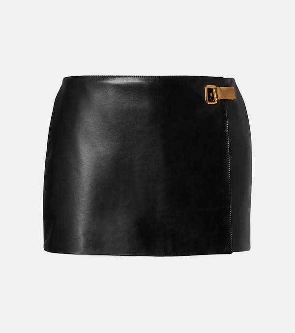  Balenciaga Balenciaga Leather Skort 
