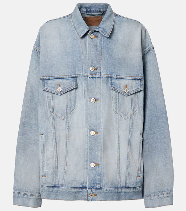  Balenciaga Balenciaga Logo Denim Jacket 