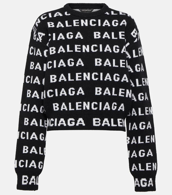  Balenciaga Balenciaga Logo Wool Sweater 