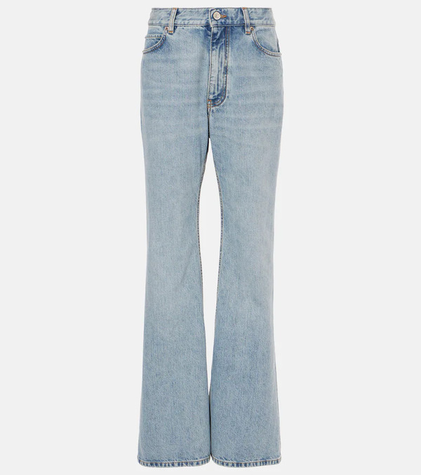  Balenciaga Balenciaga Mid-rise Flared Jeans 