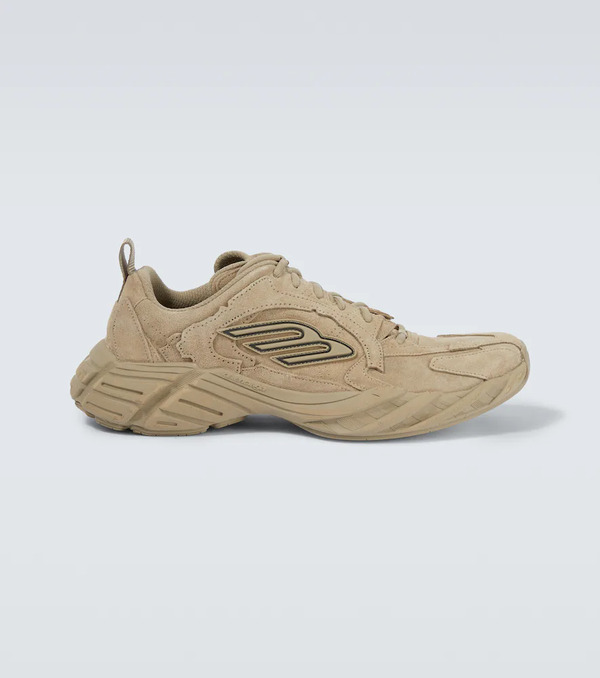  Balenciaga Balenciaga Monday Suede Sneakers 